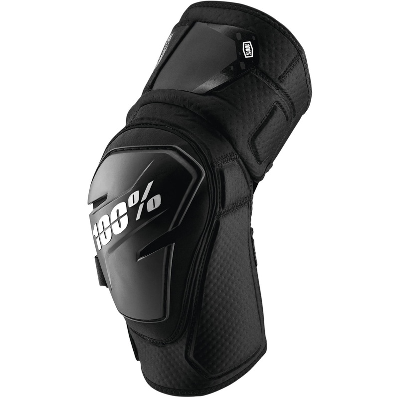 100% Fortis Knee Guards Black