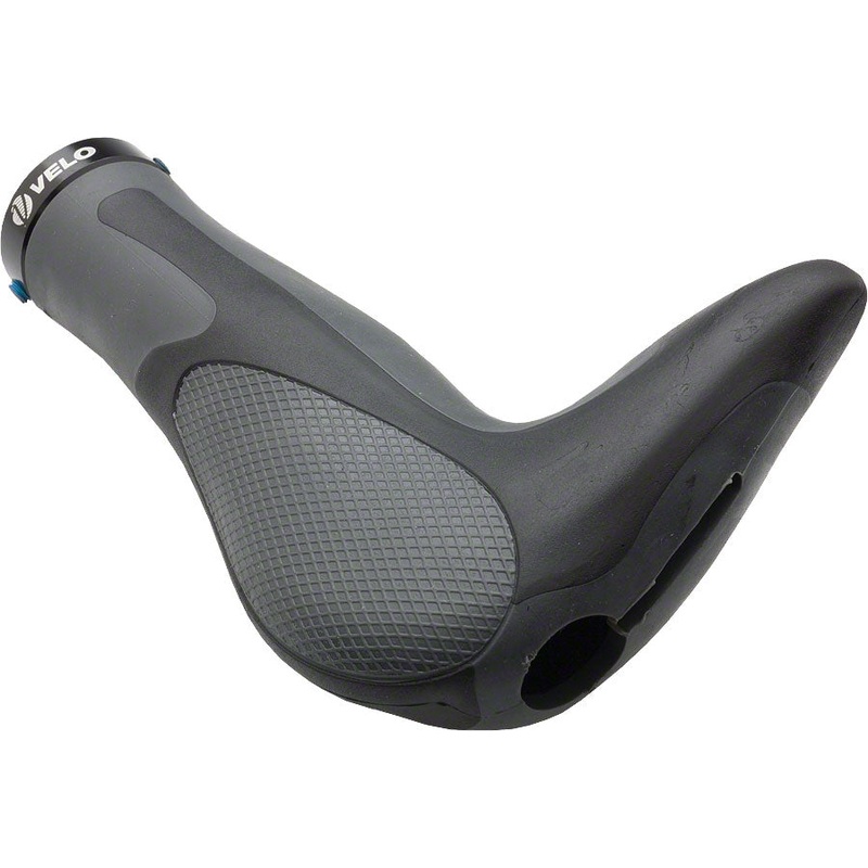 Velo Attune Grips – Black/Gray Lock-On