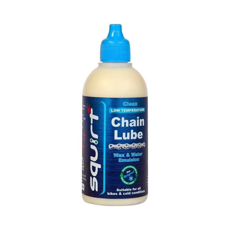 Squirt Long Lasting Wax Based Dry Bike Chain Lube (For Low Temperatures) (4oz)