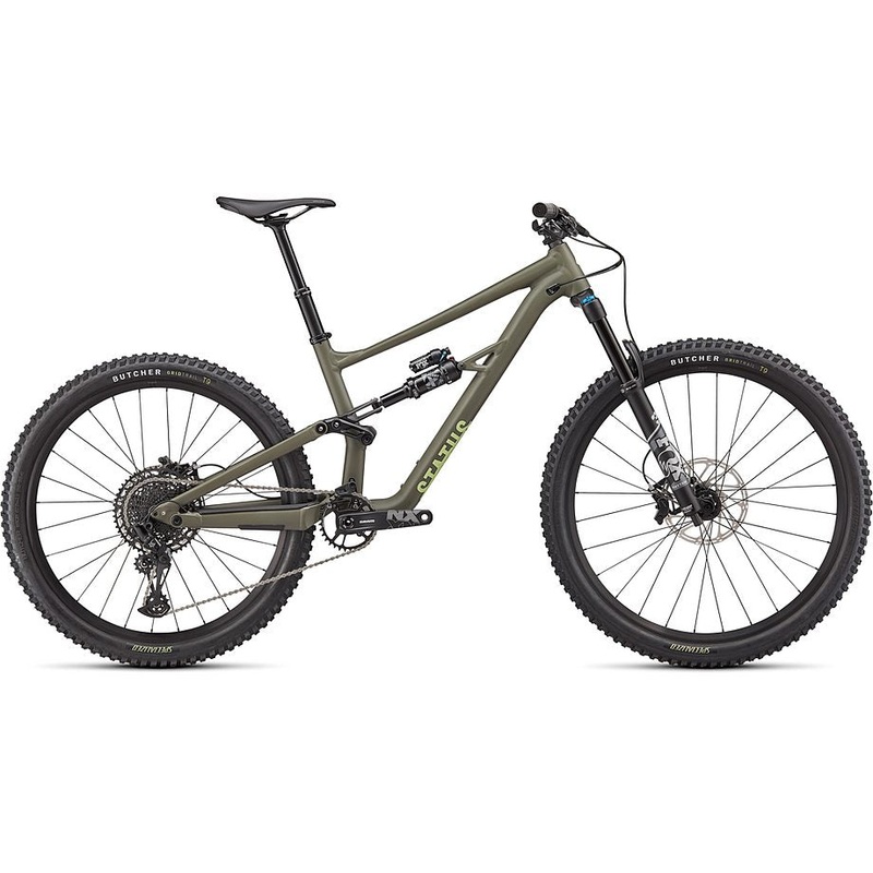 2022 Specialized status 140 bike satin oak green / limestone s1