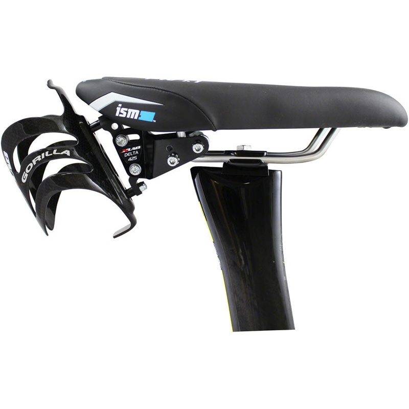 XLAB Delta 425 Alloy Saddle Mount: Black