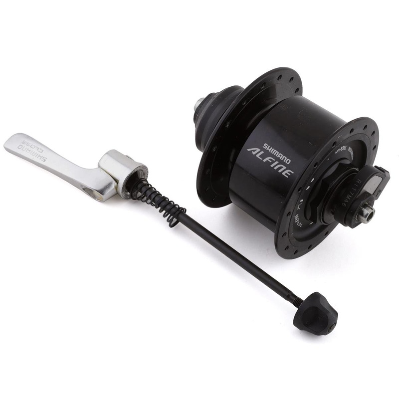 Shimano Alfine DH-S501 Dynamo Front Disc Hub (Black) (Centerlock) (QR x 100mm) (36H)