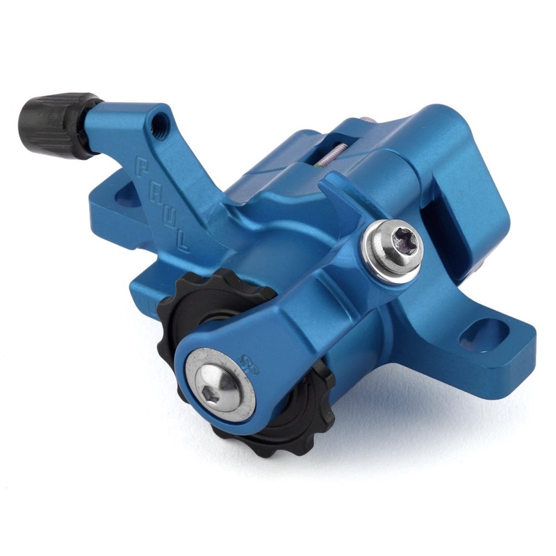 Paul Components Klamper Disc Brake Caliper (Blue/Black) (Mechanical) (Front or Rear) (Short Pull) (Post Mount)
