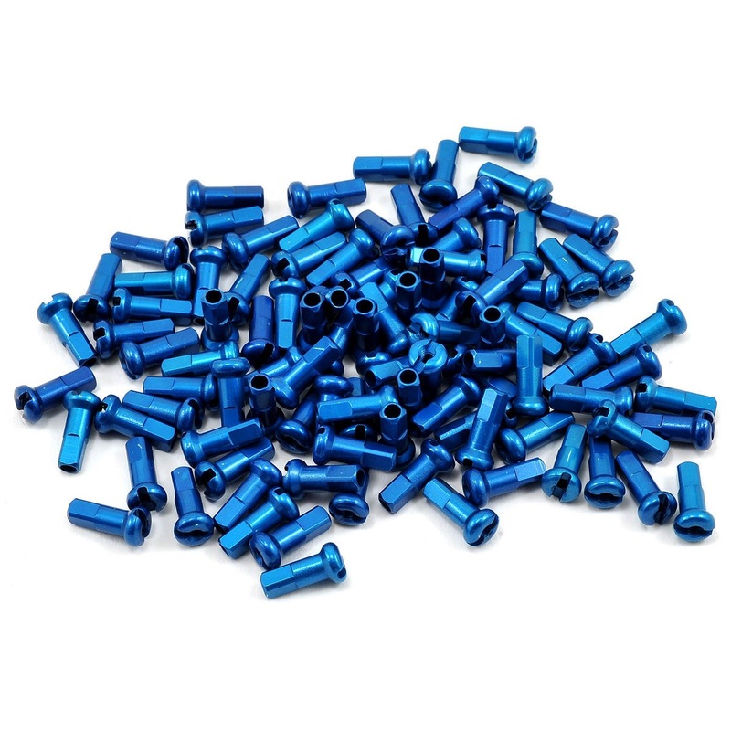 DT Swiss Alloy Nipples (Blue) (2.0 x 12mm) (Box of 100)