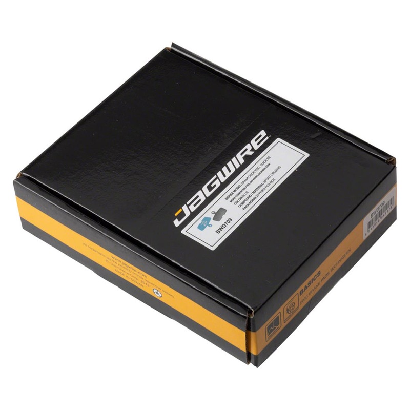 Jagwire Sport Organic Disc Brake Pad Bulk Pack (For SRAM Code) (25 Pairs)