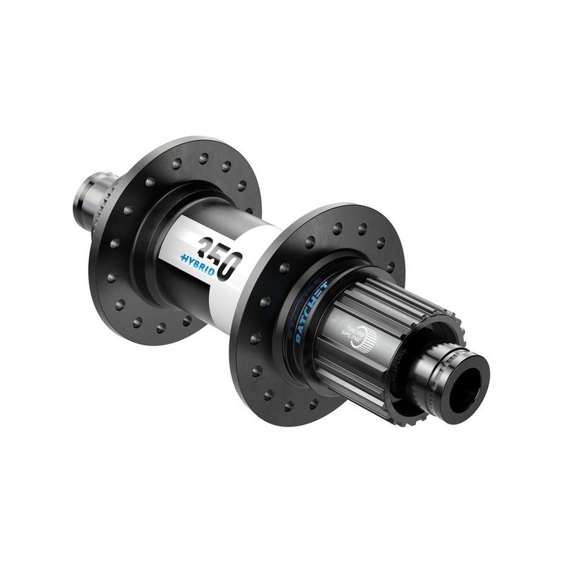 DT Swiss 350 Hybrid Rear Hub (Black) (12 x 148mm) (Centerlock) (Shimano Microspline)(32H) (24pt) (J-Bend)