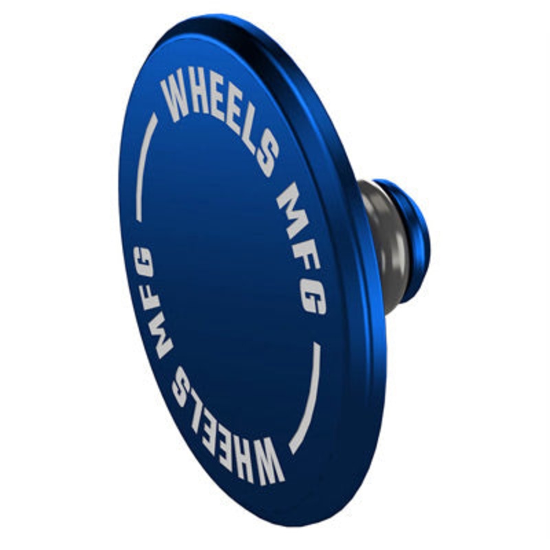 Wmfg Thru-Axle End Cap Blue 6061, Press-In Thru-Axle End Caps  Hubs