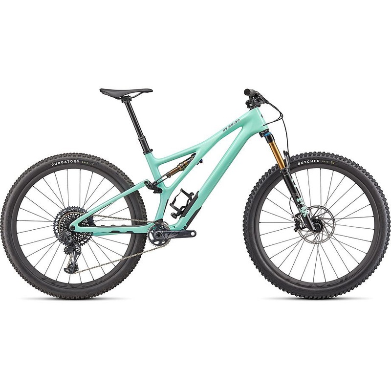 2022 Specialized Stumpjumper pro bike gloss oasis / black s5