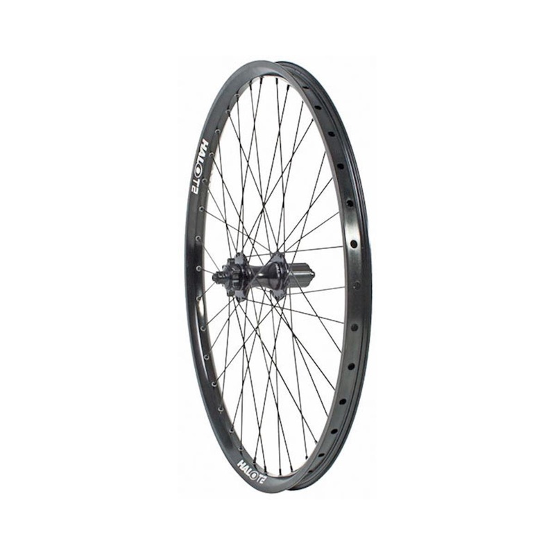 Halo Wheels T2 Rear Wheel (Black) (Shimano HG) (QR x 135mm) (26″) (Rim Brake/6-Bolt) (Clincher)