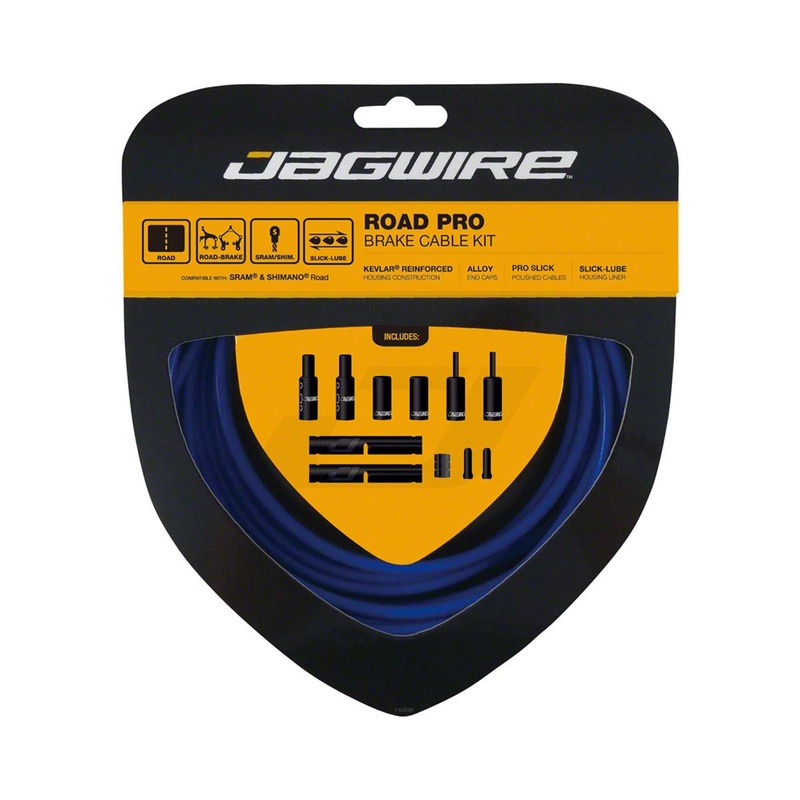 Jagwire Road Pro Brake Cable Kit (SID Blue) (Stainless) (1.5mm) (1500/2800mm) (w/ Housing)
