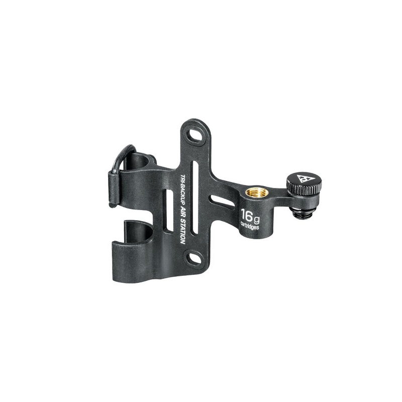 Topeak Tri-Backup Air Station Pump CO2 Inflator & cartridge mount
