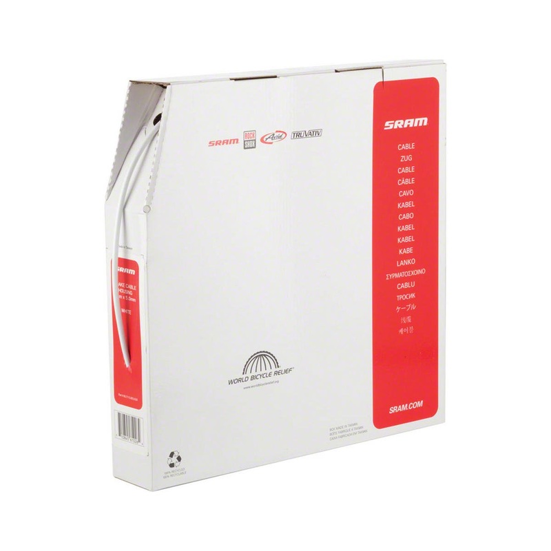 SRAM Brake Cable Housing (White) (Filebox) (5mm) (30 Meters)