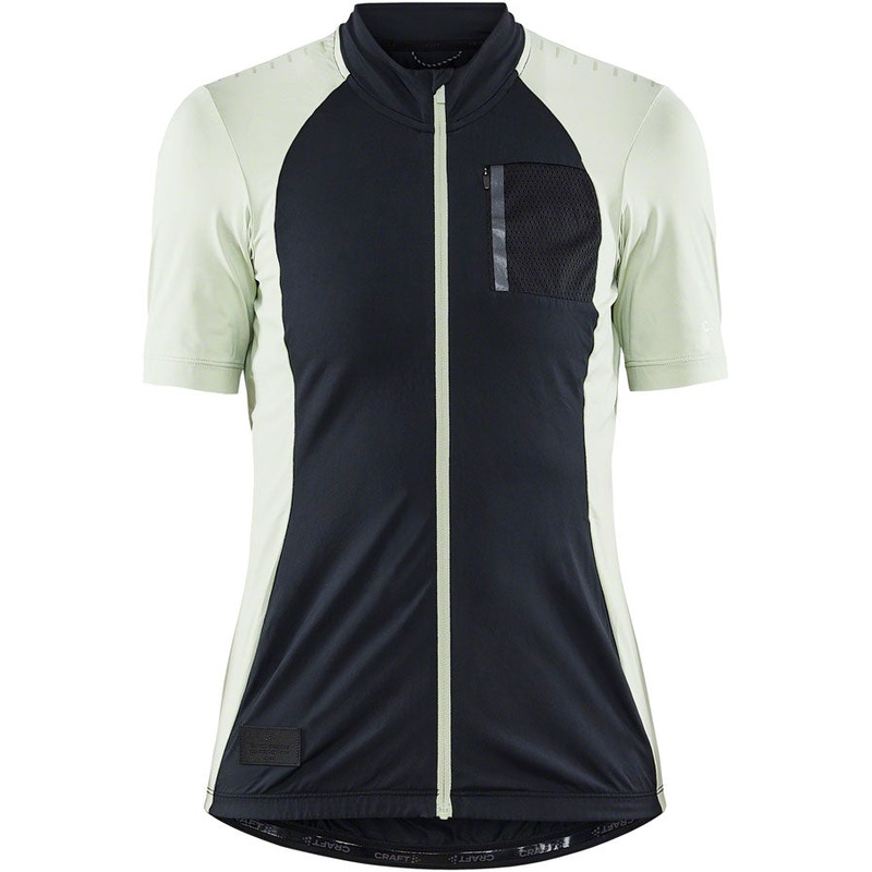 Craft ADV Offroad Jersey – Short Sleeve Black/Celadon Large Womens