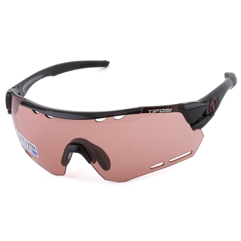 Tifosi Alliant Sunglasses (Crystal Black) (Enliven Bike Lens)