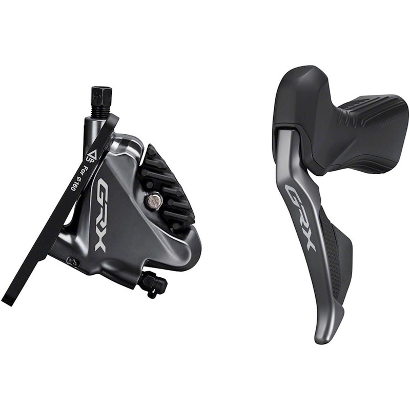 Shimano GRX Di2 ST-RX815 Hydraulic Disc Brake/Shift Lever Kit (Black) (Left) (Flat Mount) (2x) (Caliper Included) (Electronic)