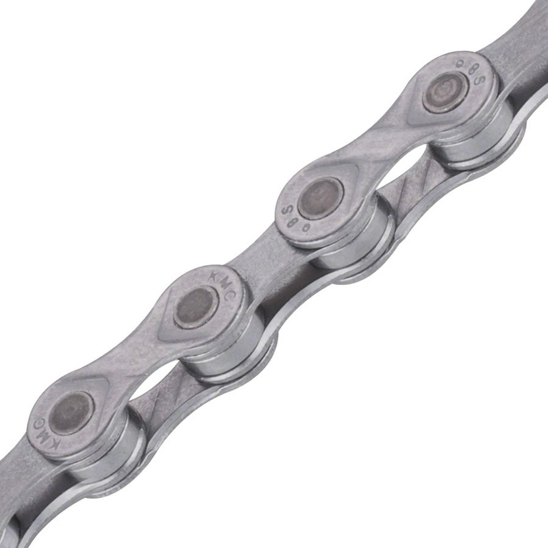 KMC e8 EPT eBike Chain – 8-Speed 122 Links Gray