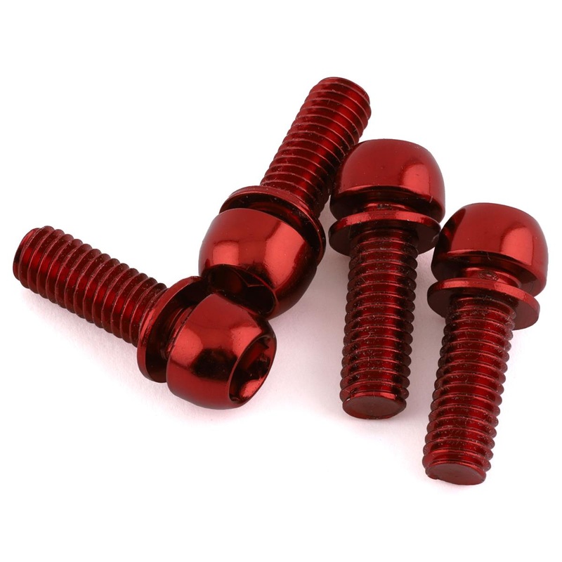Reverse Components Disc Brake Caliper Bolts (Red) (M6 x 18) (4)