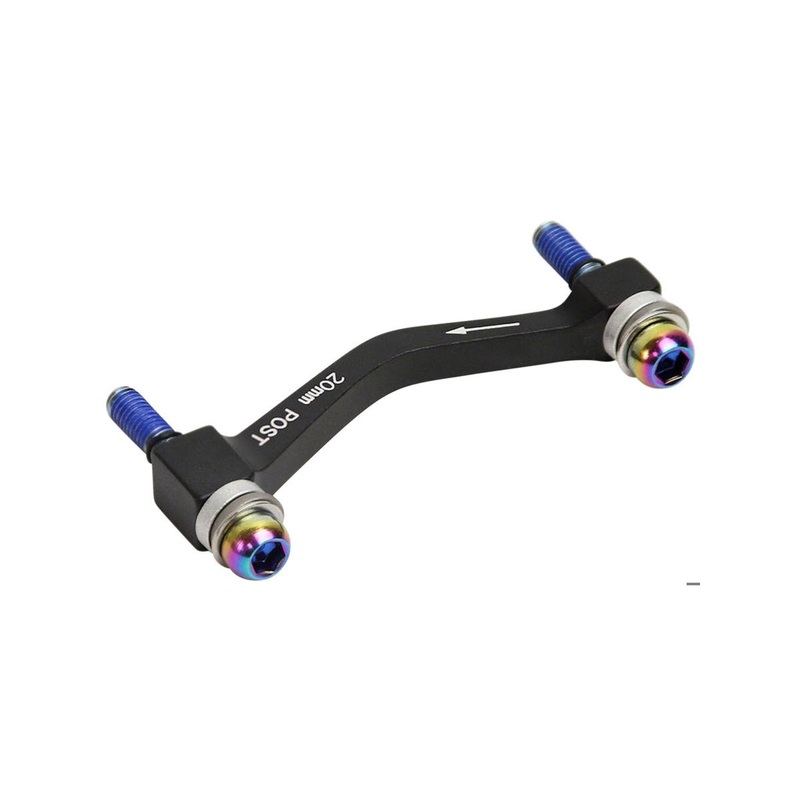 SRAM 20P Post Bracket (180 Front/160 Rear) (w/ Rainbow Bolts)