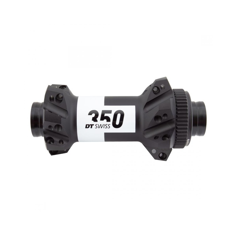 DT Swiss 350 Front Hub (Black) (15 x 100mm) (Centerlock) (28H) (Straight Pull)