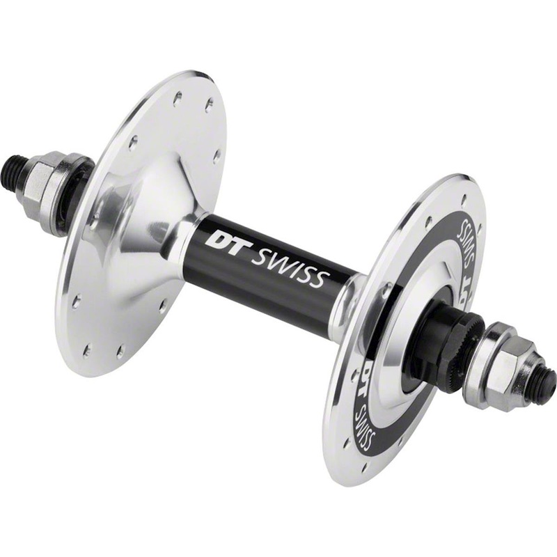 DT Swiss Front Track Hub (Polished) (20H) (9 x 1 Threaded x 100mm)