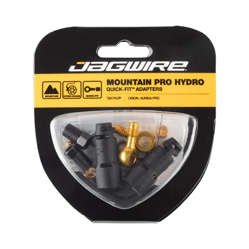 Jagwire Mountain Pro Hydraulic Disc Hose Quick-Fit Adapter Kit (1) (Tektro Orion/Auriga Pro/ Gemini SL/Volans)