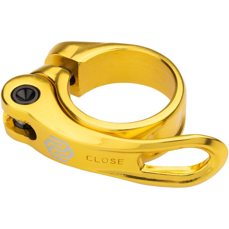 Promax QR-1 Seatpost Clamp – 34.9mm QR Gold