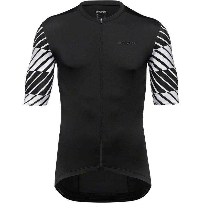 Gorewear Swiftride Optical Jersey – Black/White Mens Small