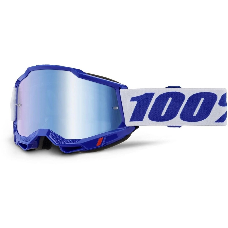 100% Accuri 2 Goggles Blue with Blue Mirror Lens