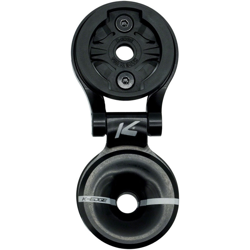 K-Edge Garmin Race Stem Mount with Cap – Black