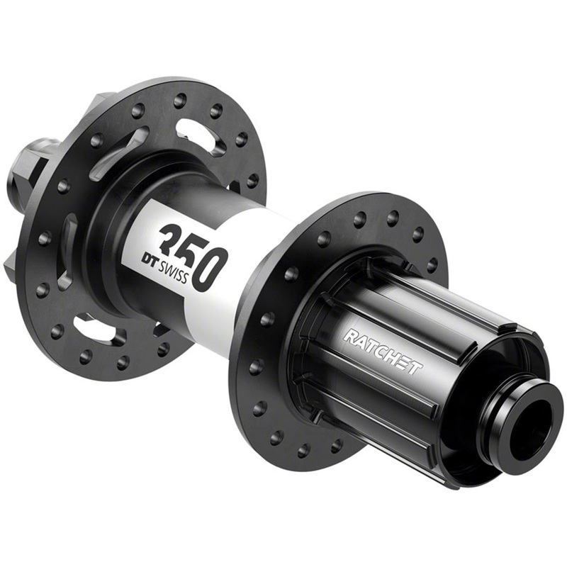 DT Swiss 350 Rear Hub (Black) (12 x 142mm) (6-Bolt) (Shimano HG) (28H) (J-Bend)