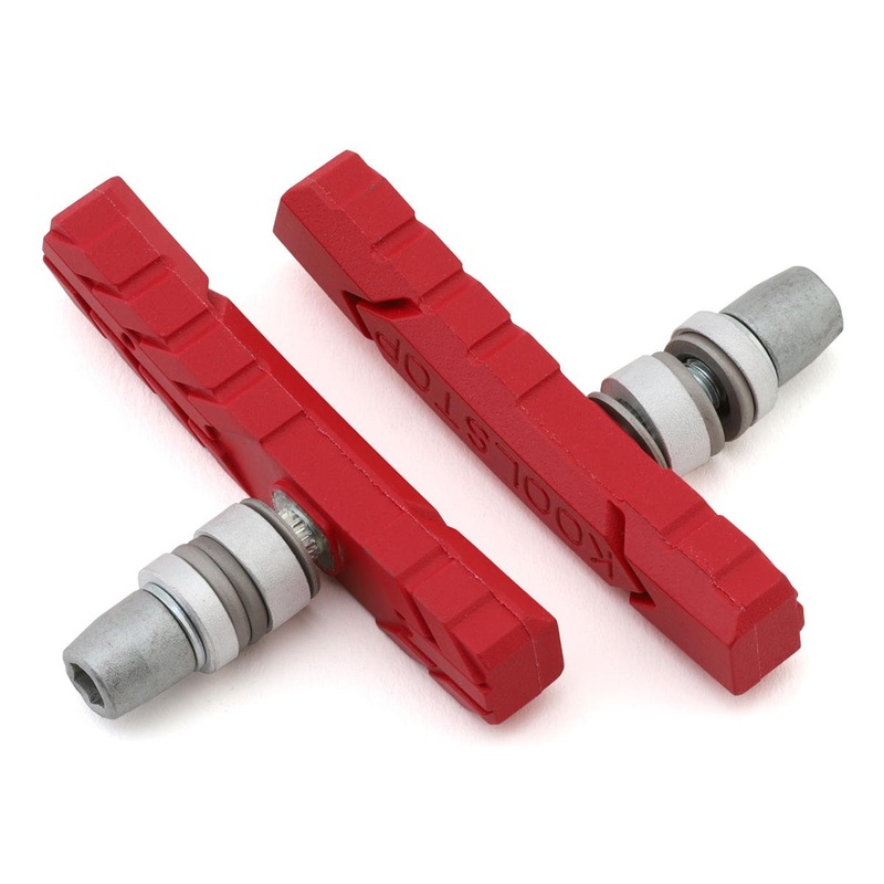 Kool Stop All Terrain Brake Pads (Red) (Threaded) (1 Pair)