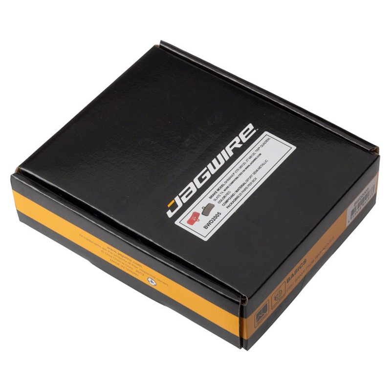 Jagwire Sport Semi-Metallic Disc Brake Pad Bulk Box (For Shimano XTR) (25 Pairs) (M9120, XT M8120, SLX M7120, Saint M820, MT420)