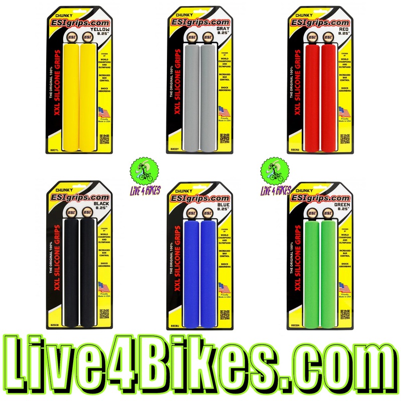 ESI Grips Extra Chunky Silicone Grips 34mm 5″ – Multi Colors