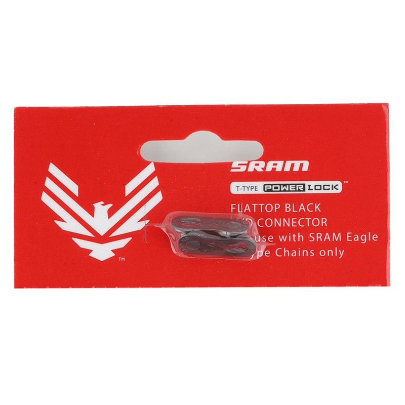 SRAM Eagle T-Type PowerLock Flattop Chain Connector (Black) (12 Speed) (1) (w/ PVD Coating)