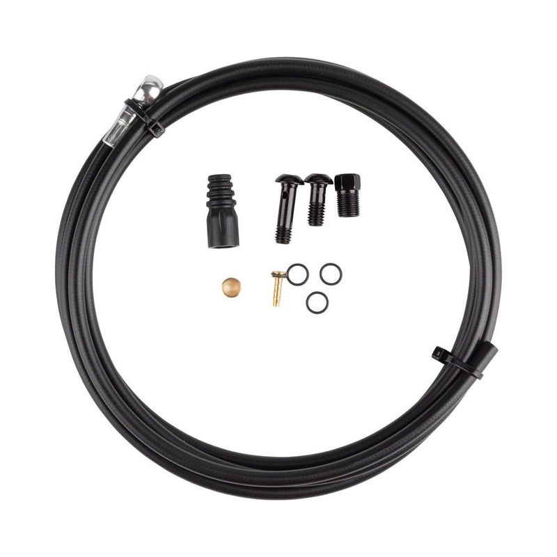 Tektro Disc Brake Hydraulic Hose Kit (With Banjo Unit, 5.5mm Kevlar Hose, 2000mm)