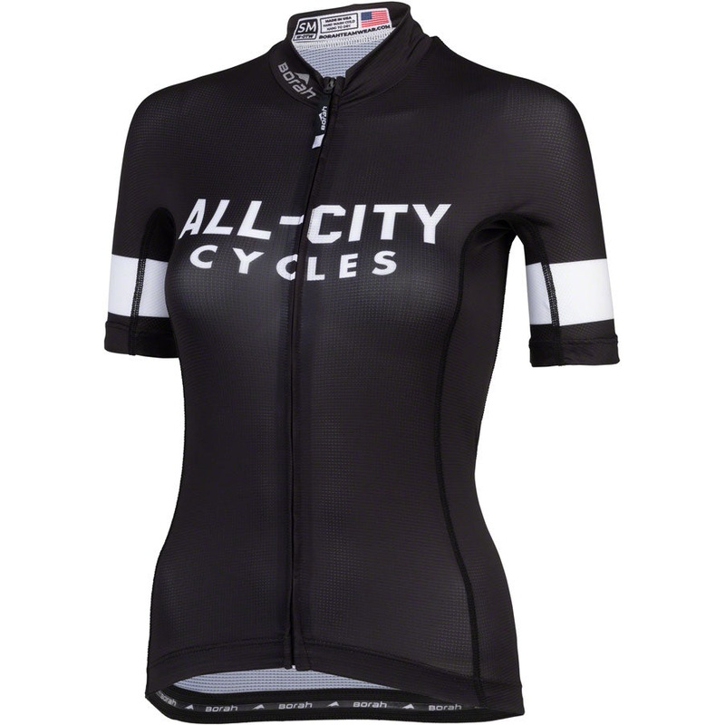 All-City Classic 4.0 Womens Jersey – Black White Medium