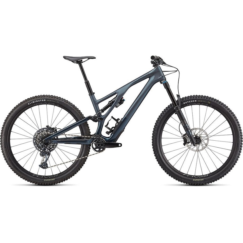 2022 Specialized Stumpjumper evo expert bike satin cast battleship / gloss cast battleship / black s6