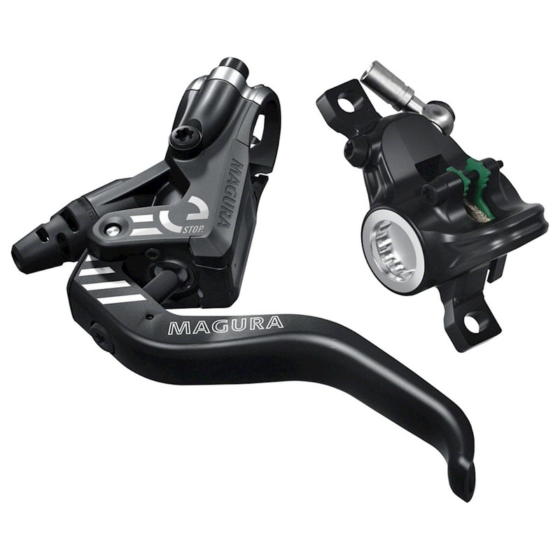 Magura MT4 eSTOP Disc Brake & Lever (Black) (Front or Rear) (Hydraulic) (Post Mount)
