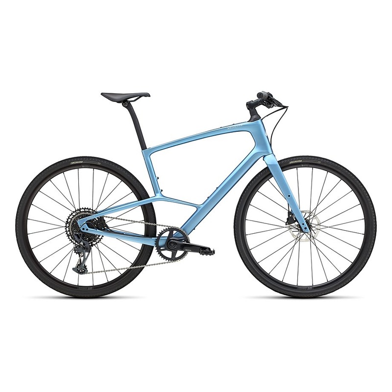 2025 Specialized sirrus x 6.0 bike satin glacial metallic/ sliver dust frost reflective xxl
