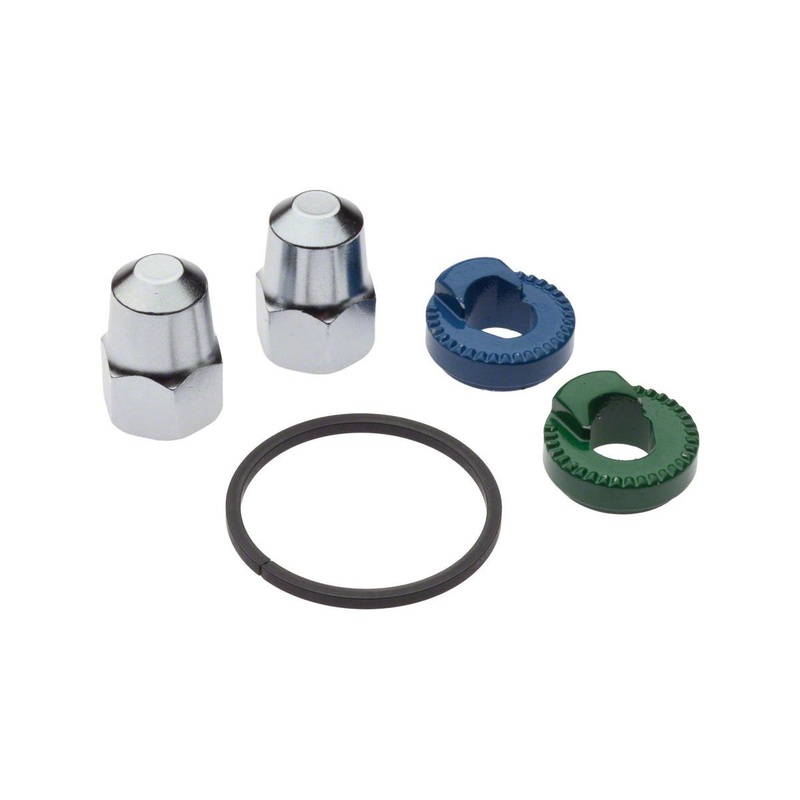 Shimano Rear Hub Nuts, Cog Snap Ring, & Non-Turn Washers (Alfine and Nexus) (For Vertical Dropouts)
