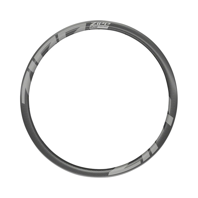 Zipp 202 Firecrest Carbon Rim (Matte Carbon) (700c) (Disc Brake) (24H) (Front or Rear)