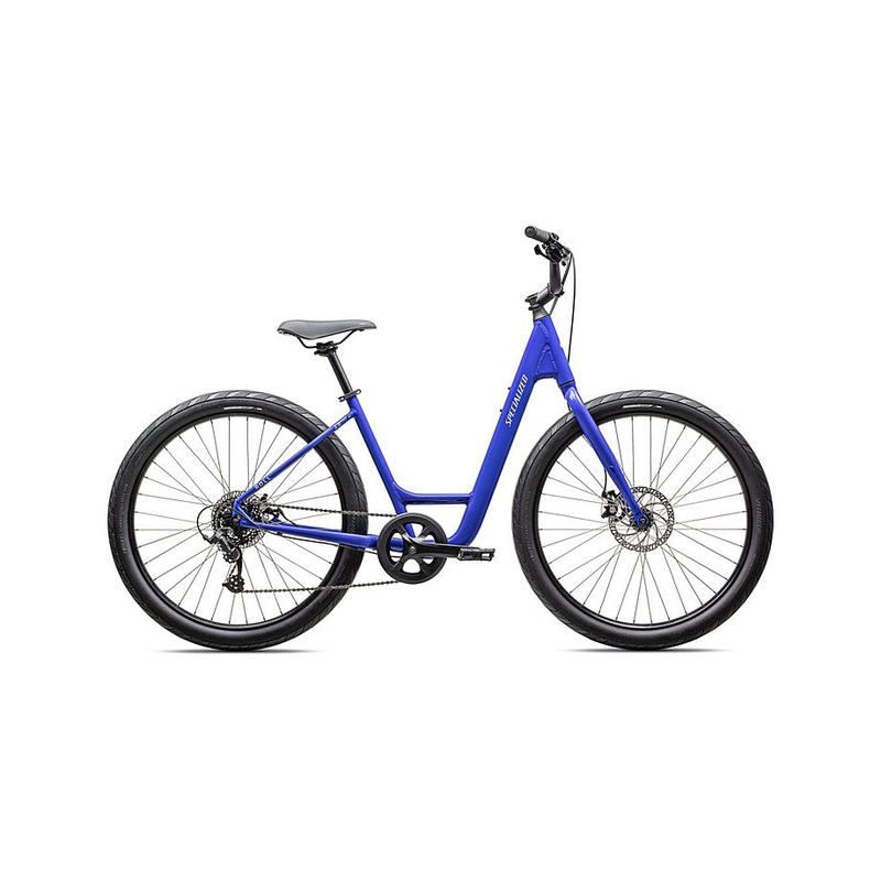 2025 Specialized roll 2.0 low entry bike gloss sapphire / satin white reflective l