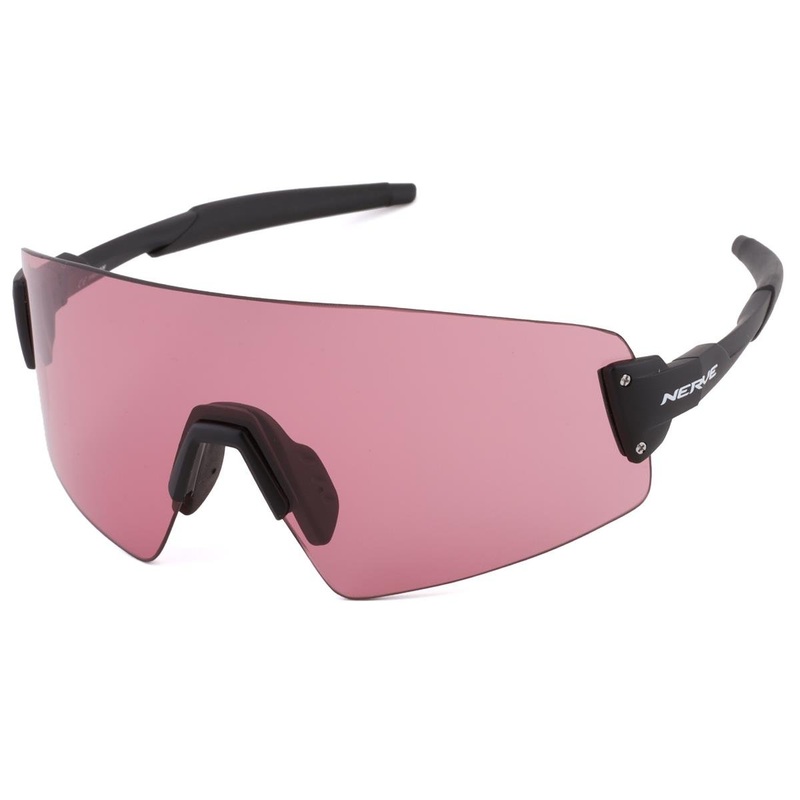 Optic Nerve Fixie Blast Sunglasses (Matte Black) (Rose Lens)