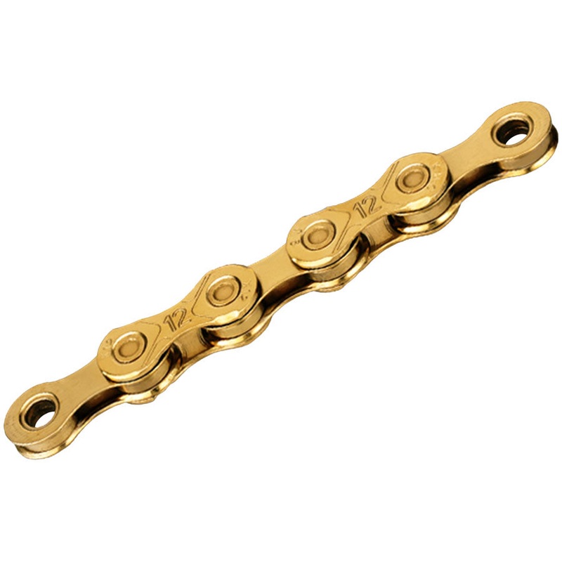 KMC X12 Waxed Chain – 12-Speed 126 Links Ti Gold