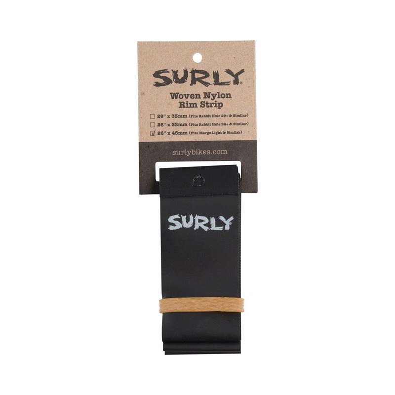 Surly Nylon Rim Strip (Black) (26″) (45mm) (For Marge Lite/Rolling Darryl)