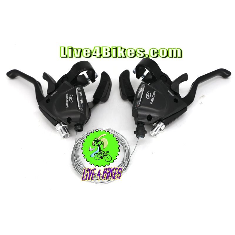 21 Speed Bicycle Brake And Shifter Levers Set 3×7 -Live4Bikes