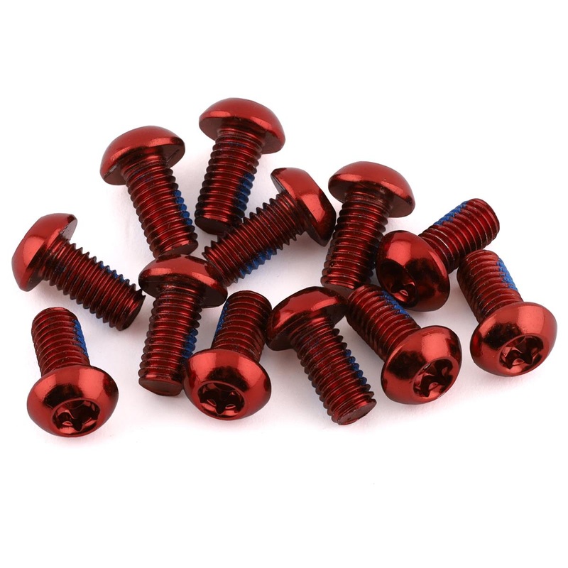 Reverse Components Disc Rotor Bolts (Red) (M5 x 10) (12)