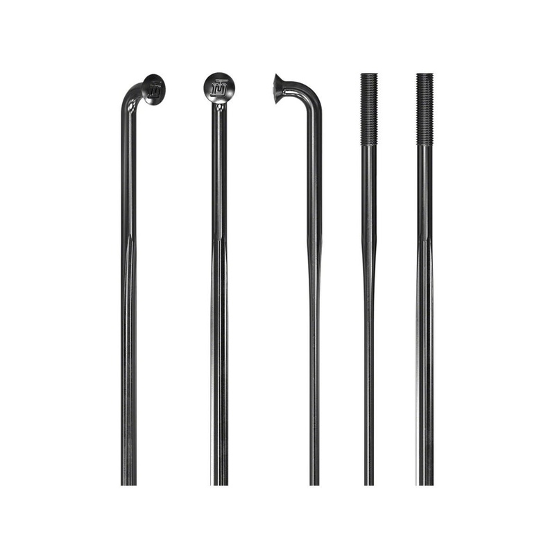 DT Swiss Revolite Bladed Spoke (Black) (Bladed) (J-Bend) (272mm) (Bag of 20)