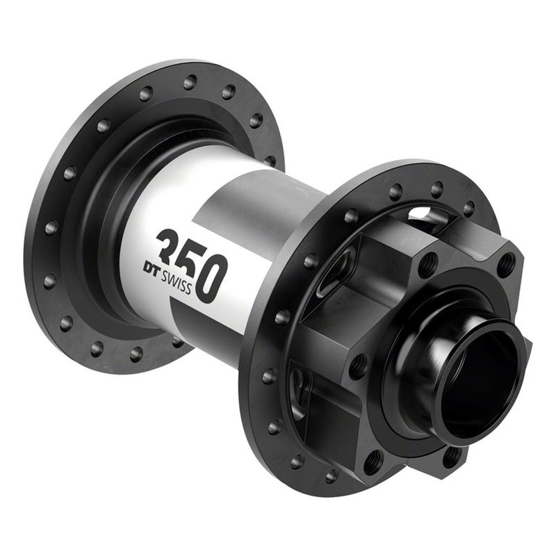 DT Swiss 350 Front Hub (Black) (20 x 110mm Boost) (6-Bolt) (28H) (J-Bend)