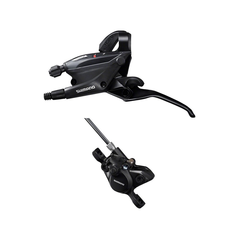 Shimano Altus ST-EF505 Hydraulic Disc Brake/Lever Set (Black) (Caliper Included) (Left) (Post Mount) (2x) (Resin Pad)